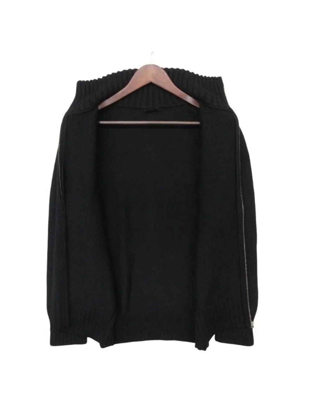 Gucci Hoodie Driver's Knit Sweater Zip Up Black